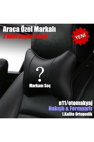 Opel Mokka Uyumlu Koltuk Boyun Yastık - 2Li Ortopedik