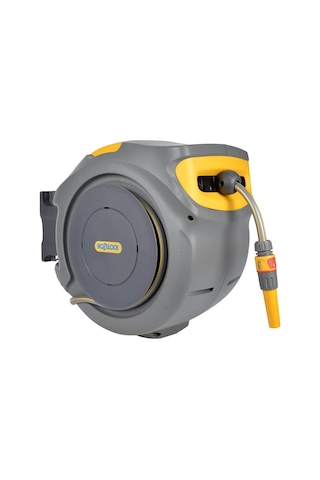 2401-3460h Duvara Monte 20 M Hortumlu Otomatik Geri Sarmalı Hortum Toplama Makara Seti + 26