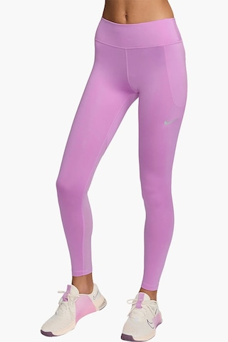 Nike Fast Running Leggings Full Length Leggings 3 Cepli Toparlayıcı Tam Boy Tayt Lila Lila