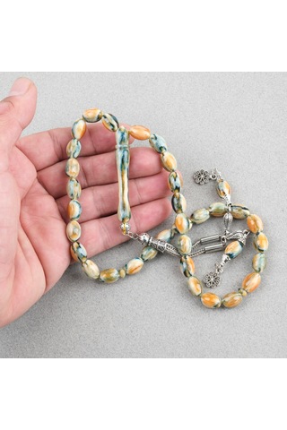 Galalit Beyzi Kesim 8x11.5mm Tesbih