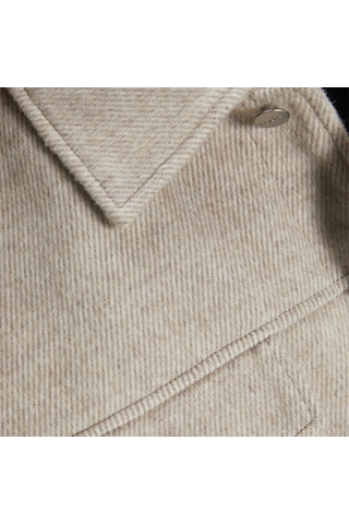 Jack&jones Ridgewood Melange Overshirt Erkek Bej Ceket Bej