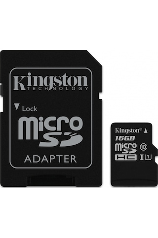 Kingston 16Gb Canvas Select Micro Sd Sdcs/16Gb Card 80Mb/S