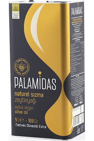 Palamidas Soğuk Sıkım Natürel Sızma Zeytinyağı Özel Harman 5 L