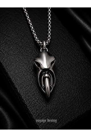 Paslanmaz Çelik Motorcycle Kolye Chopper Motorcu Motosiklet Kolye