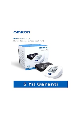 Omron M2+ Hem-7146-e 30 Hafızalı Geniş Manşetli Dijital Tansiyon Aleti + Taşıma Çantası Hediyeli
