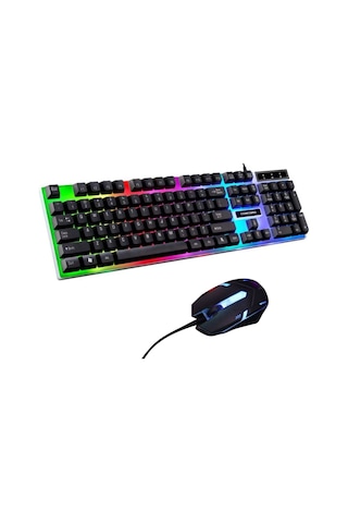 Concord C-56 Kablolu RGB Klavye Mouse Set