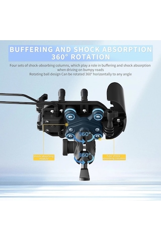 Didadodo Motosiklet Selfie Çubuğu Kullanıcı Yorumları İle Anti-titreşim, Anti-yağmur, 15w Kablosuz Şarj