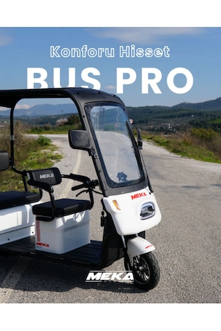 Meka Bus Pro 2000 Watt Akülü Otobüs Araba Beyaz