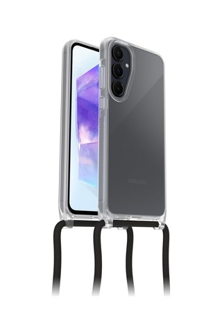 React Necklace Kılıf, Galaxy A55 5g İçin, Ultra İnce, Koruyucu Kılıf, Ayarlanabilir Ve Çıkarılabilir Cep Telefonu Zincirli, Askeri Standartlara Göre Test Edilmiştir, Şeffaf