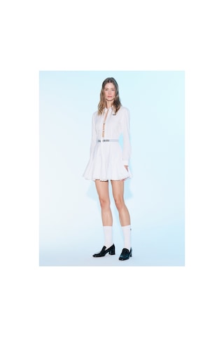 Sagaza Studio Ss6034 Gömlek Yaka Mini Elbie Ekru