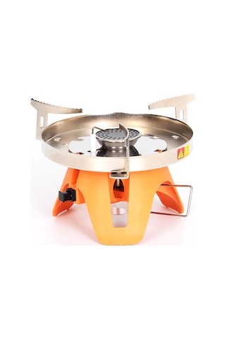 Kosona Outdoor Camping Gazlı Ocak, Rüzgar Engeli Ve 1800w Güçlü, Taşınabilir Çadır Çalışma Aleti, Inox Ve Alüminyum Malzeme Çok Renkli