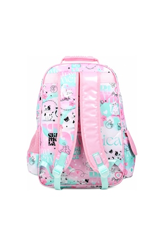 Chımola Cute Kıtty Sırt Çantası 16" Çok Renkli