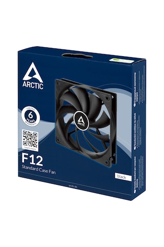 Arctıc F12 120mm Siyah Kanat Siyah Çerçeve Kasa Fanı Acfan00201a