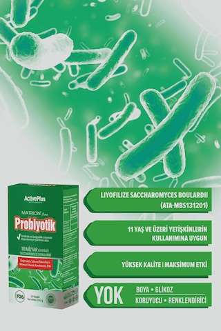 Active Plus Probiyotik 20 Kapsül
