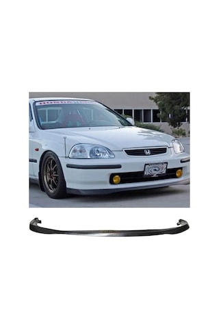 Honda Civic Sir Ön Lip Plastik Parlak Siyah Karlık-ön-ek-bodykit 1996 1997 1998 Makyajsız Kasa
