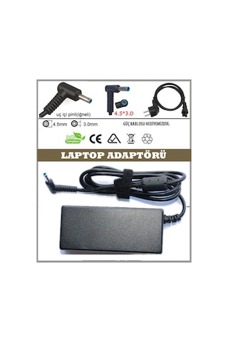 Hp Hq-Tre 71025 Tpn-C125 19.5A 2.31A Uyumlu Adaptör, Şarj Aleti Hp Hq-Tre 71025 Tpn-C125 19.5A 2.31A Uyumlu Adaptör, Şarj Aleti