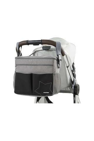 Jialan Anne Bebek Bezi Çantaları Anne Büyük Kapasiteli Seyahat Gri