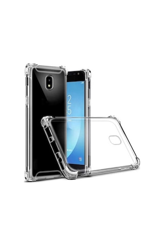 Samsung Uyumlu Galaxy J730 Pro Kılıf Şeffaf Nitro Anti Shock Kapak Renksiz