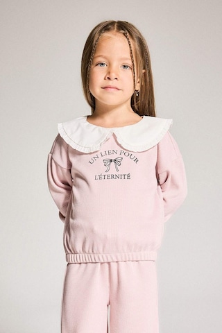 Defacto Kız Bebek Standart Fit Büyük Yaka Baskılı Sweatshirt G1773a525aupr345 Mor