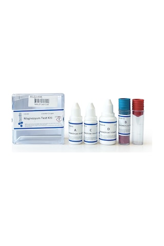 Chembio Magnezyum Test Kiti 70 Test Titrimetrik 2.4 Ppm/Damla