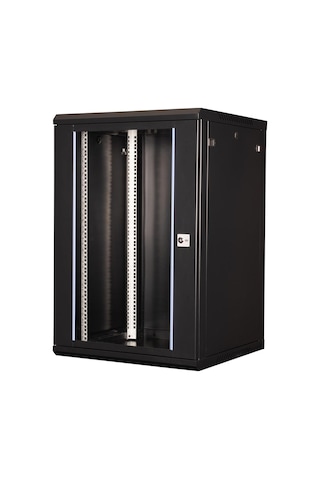 Lande 18u 19" Duvar Tipi Rack Kabinet Genişlik: 600 Mm Derinlik: 600 Mm Siyah