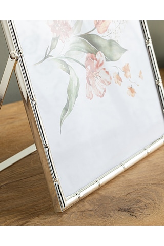 English Home Bamboo Metal Çerçeve Silver