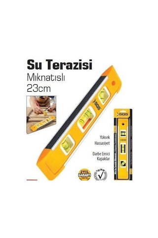 Sgs1709 - 23cm Mini Su Terazisi Mıknatıslı Plastik Gövde