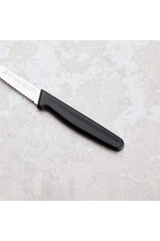 Aryıldız Solo Tırtıklı Sebze Bıçağı Siyah 10 Cm Renkli