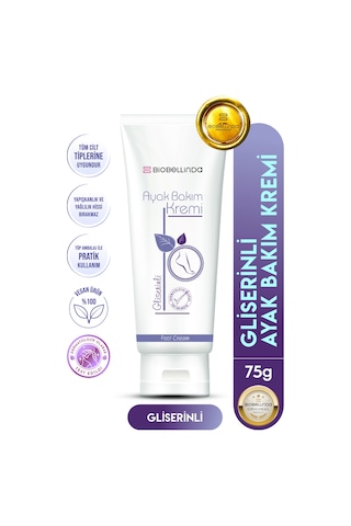 Ayak Bakım Ve Nemlendirici Kremi Gliserinli 75 Gr
