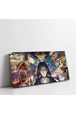 Attack On Titan Eren Kanvas Tablo