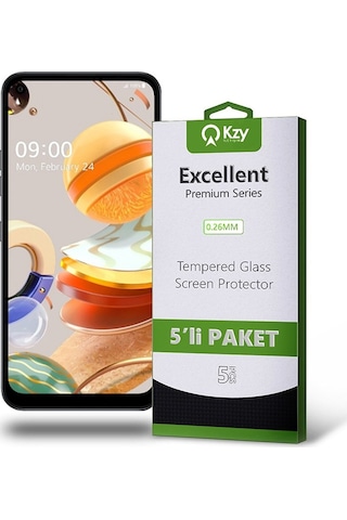 LG Uyumlu K61 Ekran Koruyucu Cam 5 Adet Ekonomik Paket (554293256)