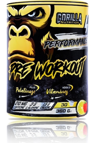 Gorilla Nutrition Performance Pre-workout 360 G Ahududu & Lim...