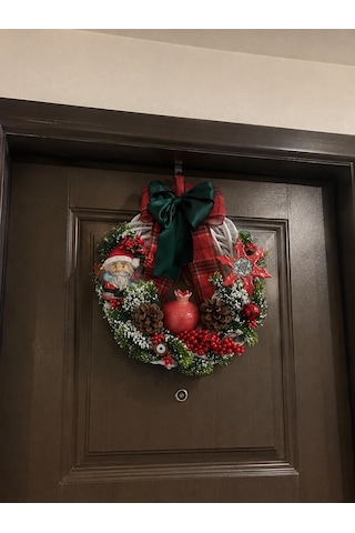 Kapı Süsü Yılbaşı Temalı 28cm