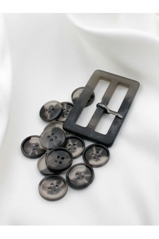 The New Button 15 Mm Dekoratif Kahverengi Düğmeler 12 Adet 335625324