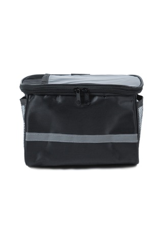 Padalink Bisiklet Gidon Çantası - Büyük Kapasiteli, Çift Fermuarlı, Tüm Bisikletler İçin Uygun, Kolay Montaj, Siyah Çok Renkli