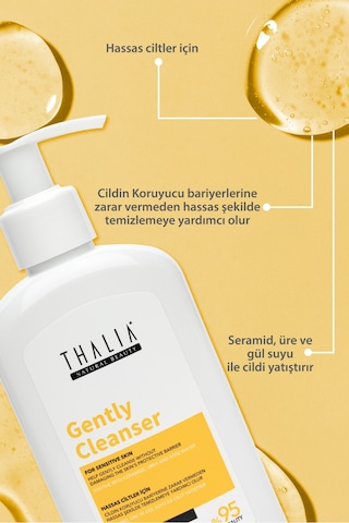 Thalia Hassas Ciltler İçin Seramid & Bisabolol İçerikli Yüz Temizleme Jeli 200 ML
