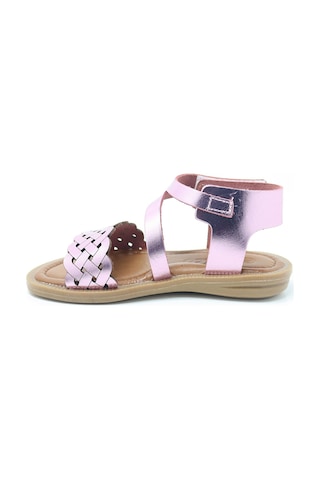 Artico Etoile Hakiki Deri Pembe Vaketa Kız Çocuk Sandalet Pembe