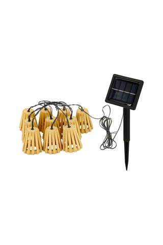 Koçtaş Solar Bambu İp Led Işığı