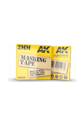 Ak 8201 2mm X 20 Metre Maskeleme Bandı
