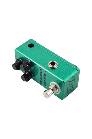 Geeksen Gitar Overdrive Pedalı Elektrik Gitar Efekt Pedalı True Bypass Çinko Alaşımlı Kabuk Dc 9v 6.35mm Gir Yeşil