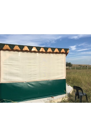 5 Metre Enli %95 Lik Gölgelik-Krem Jut File %95 Lik
