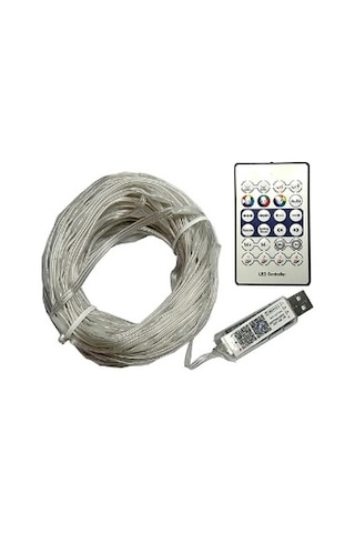 10 Mt Müzik Ritim Uyumlu Led Şerit Usb Girişli RGB