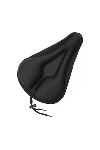 Bisiklet Ultra Yumuşak Siyah Gerçek Jelli Bisiklet Sele Kılıfı