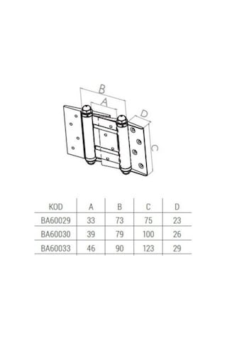 Enka Enka107  Kovboy Yaylı Menteşe Saten 30 Mm