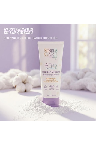 Minela Care 100% Doğal Bebek Pişik Kremi 75 Ml