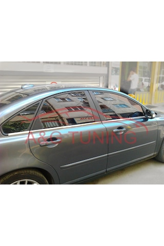Volvo S40 Krom Cam Çıtası Takımı 2005-2012 6Prç Paslanmaz Çelik N11.4407