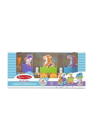 Melissa&Doug Sallanan Çiftlik Hayvanları Çek Çek Tren MD004608