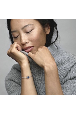 Nur Silver Ay Ve Gece Gökyüzü Gümüş Charm Nur-ch00024 Çok Renkli