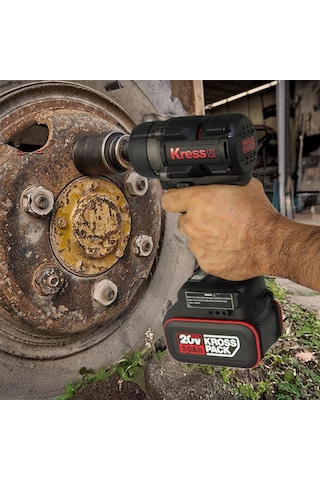 Kress KH276.91 20V 700/850NM Profesyonel Şarjlı Somun Sıkma Makinesi