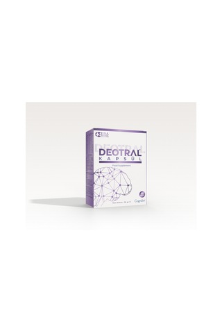 Deotral Sitikolin Fosfatidilserin Folik Asit B Vitamini İçeren Takviye Edici Gıda 60 Kapsül